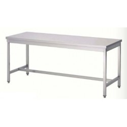 TABLE INOX 100 x 80 cm